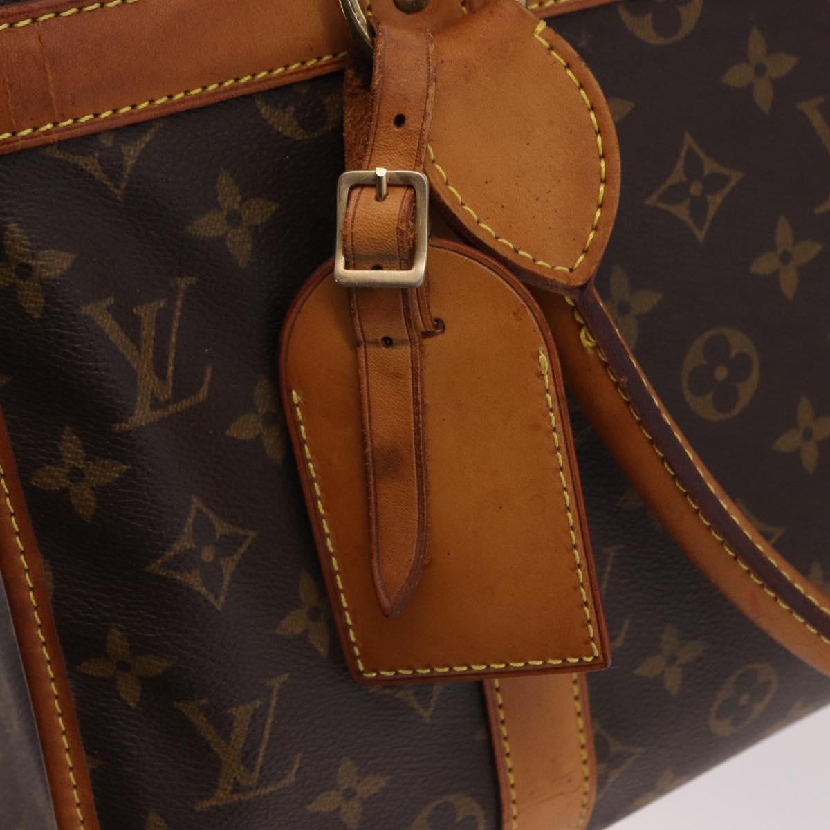 LOUIS VUITTON Monogram Sac Shan 40 Pet Carry M42024 LV Auth 190438