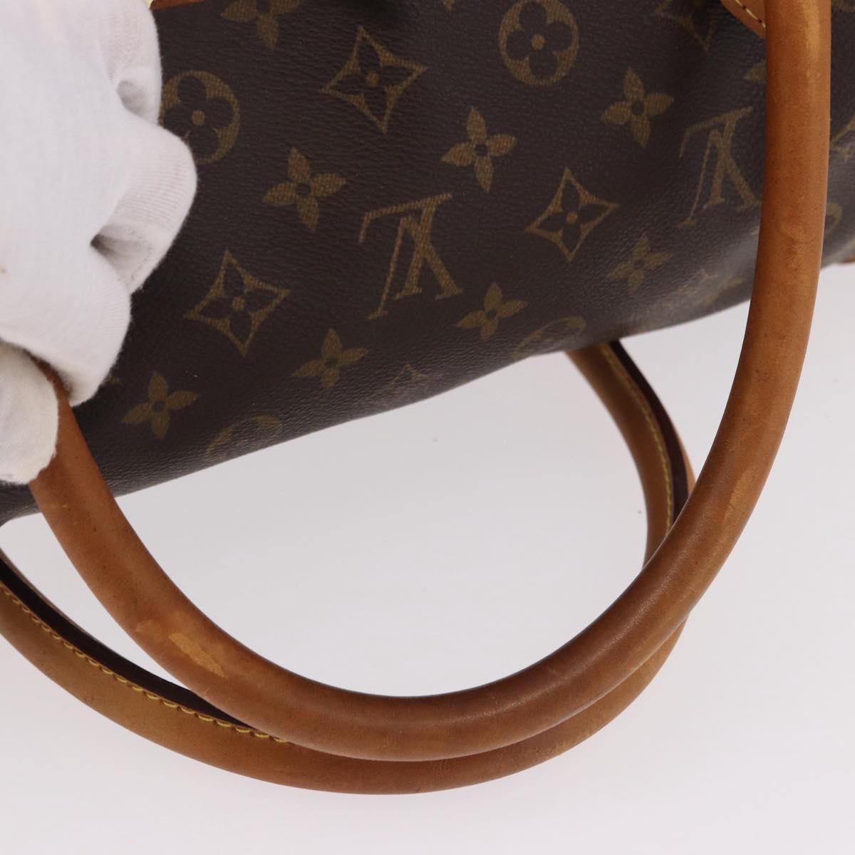 LOUIS VUITTON Monogram Sac Shan 40 Pet Carry M42024 LV Auth 190438