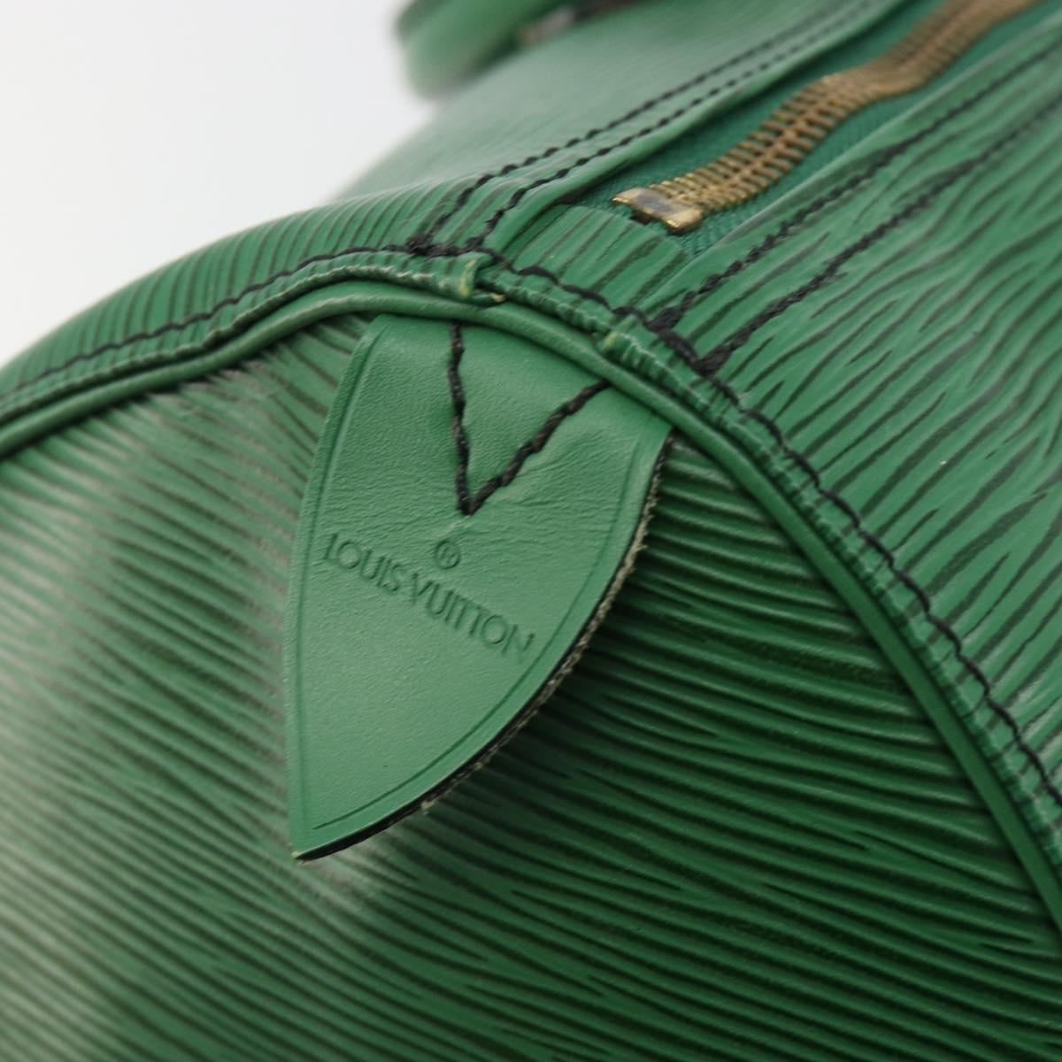 LOUIS VUITTON Epi Speedy 35 Hand Bag Borneo Green M42994 LV Auth 190444SAV