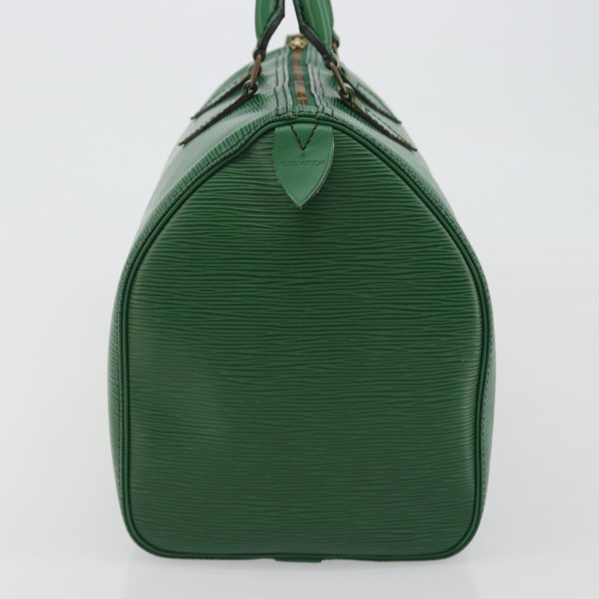 LOUIS VUITTON Epi Speedy 35 Hand Bag Borneo Green M42994 LV Auth 190444SAV