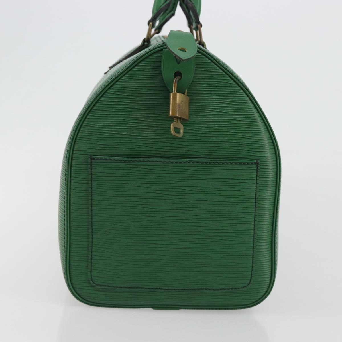 LOUIS VUITTON Epi Speedy 35 Hand Bag Borneo Green M42994 LV Auth 190444SAV