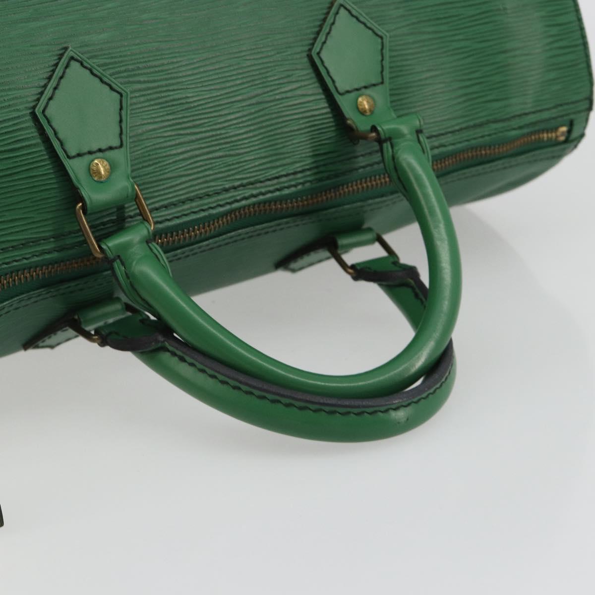 LOUIS VUITTON Epi Speedy 35 Hand Bag Borneo Green M42994 LV Auth 190444SAV