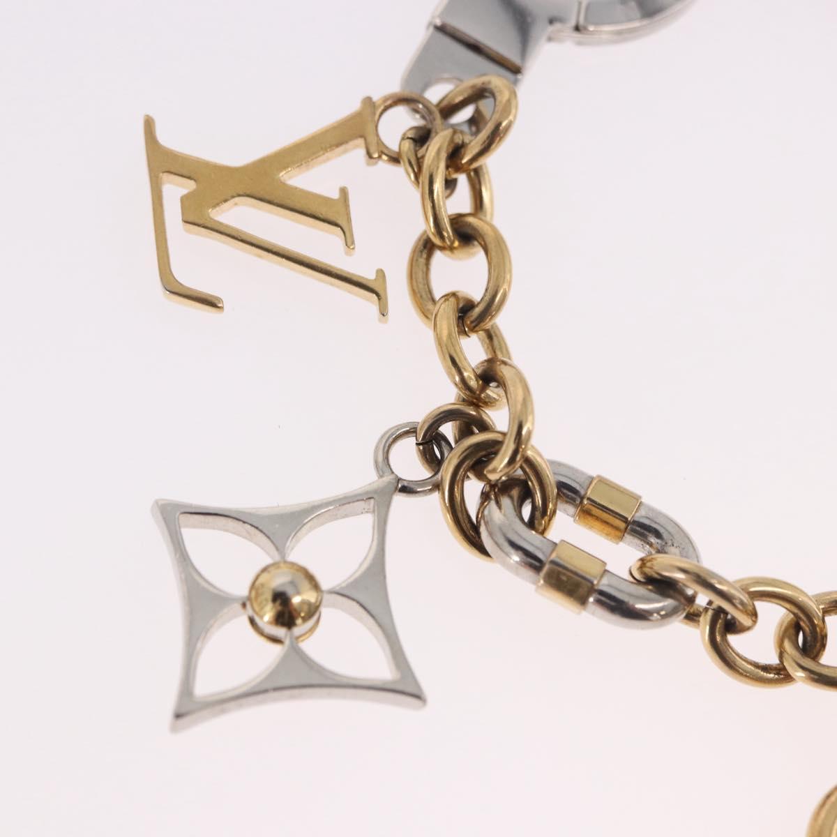 LOUIS VUITTON Chain LV Padlock Bag Charm metal Gold Tone M00538 LV Auth 190446M