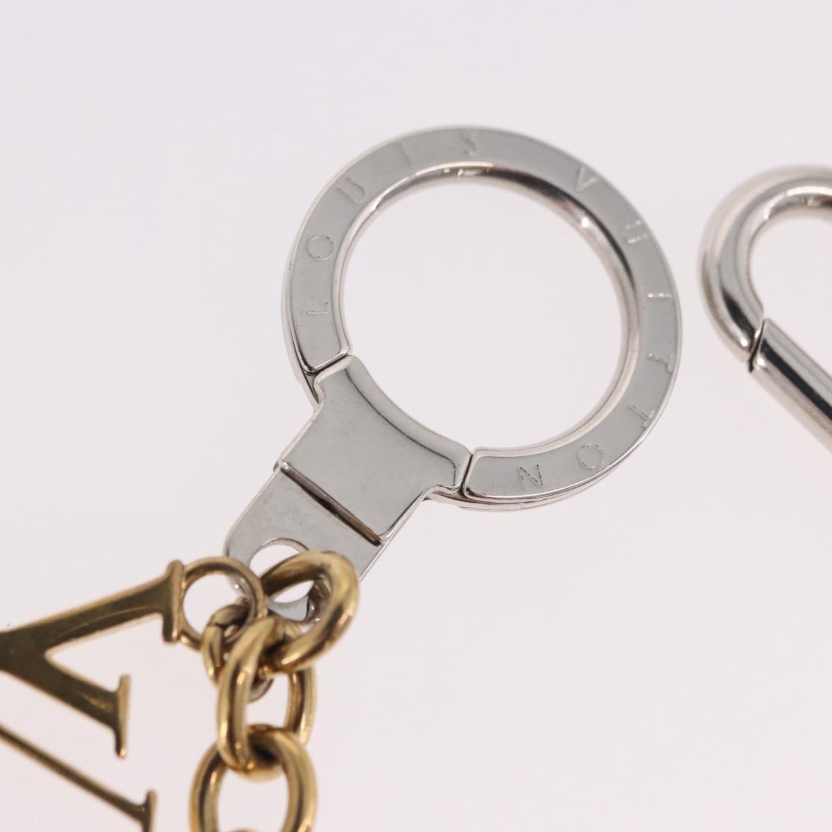 LOUIS VUITTON Chain LV Padlock Bag Charm metal Gold Tone M00538 LV Auth 190446M