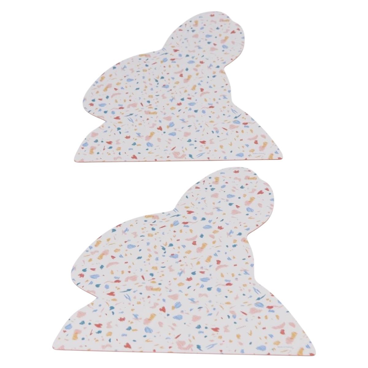 HERMES Pass Pass Place Mat Paper 10 Sheets Set Multicolor Auth 190447