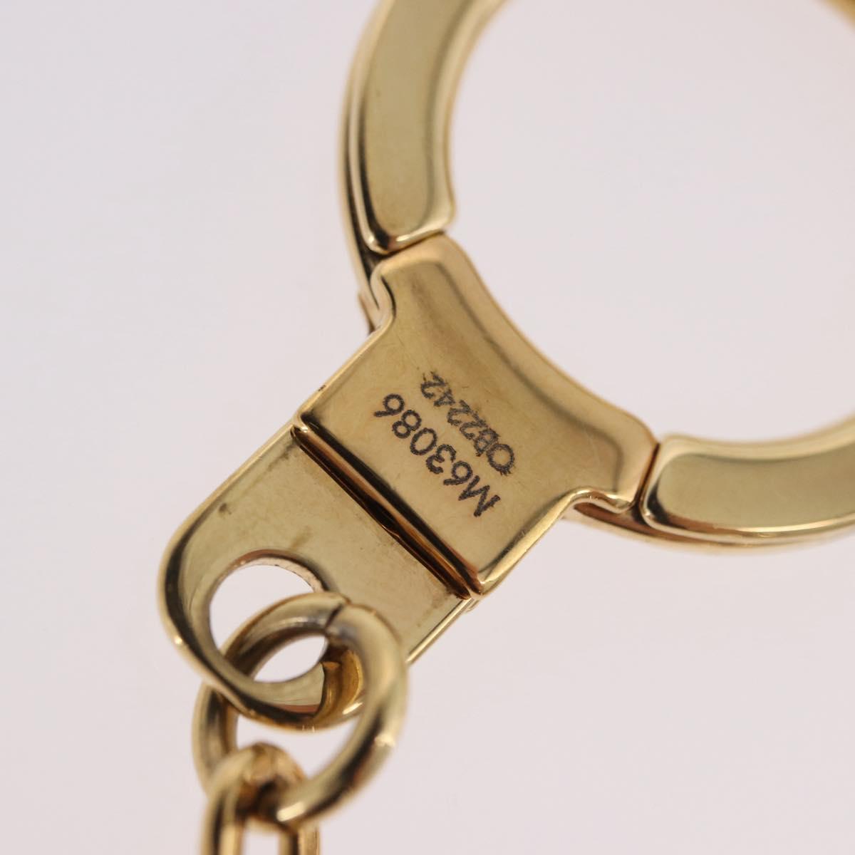 LOUIS VUITTON Monogram Bijoux Sac Chainne Bag Charm Gold M63086 LV Auth 190451M