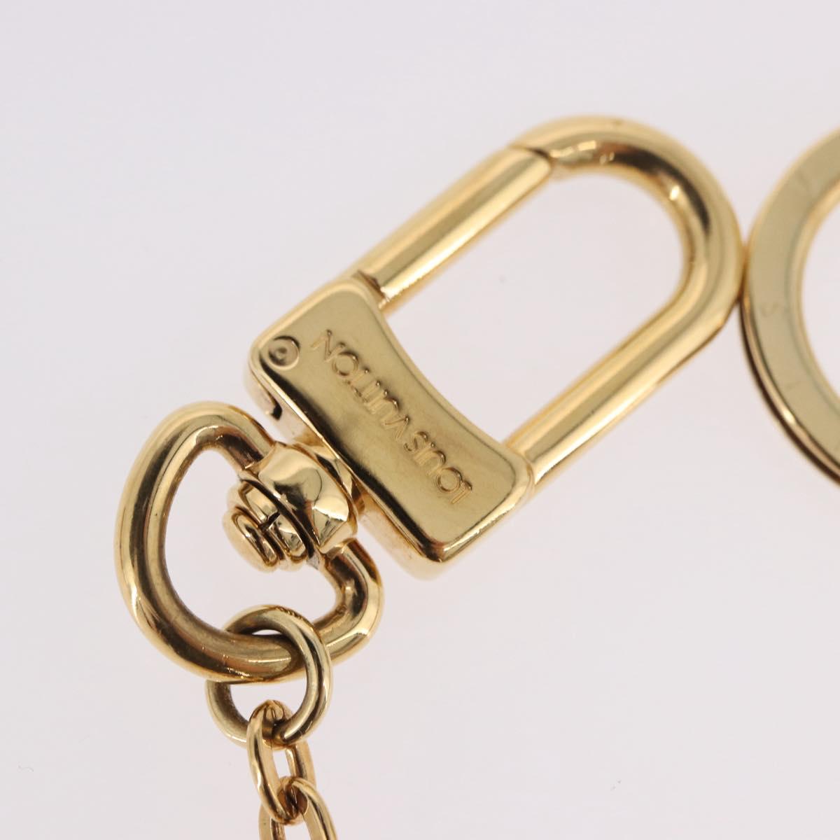 LOUIS VUITTON Monogram Bijoux Sac Chainne Bag Charm Gold M63086 LV Auth 190451M