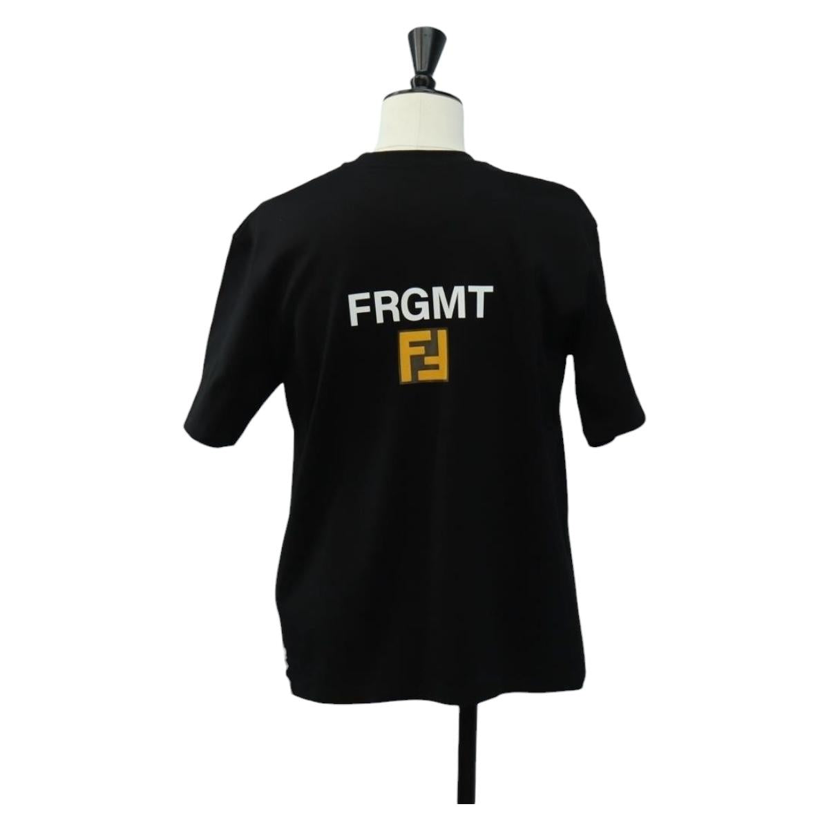 FENDI FENDI x FRGMT x POKÉMON Dragonite T-Shirt Cotton S Black Auth 190452SM