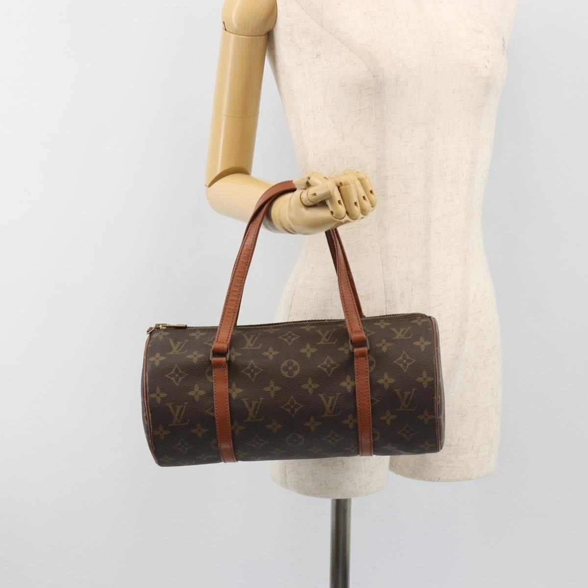 LOUIS VUITTON Monogram Papillon 30 Hand Bag M51385 LV Auth 190458A