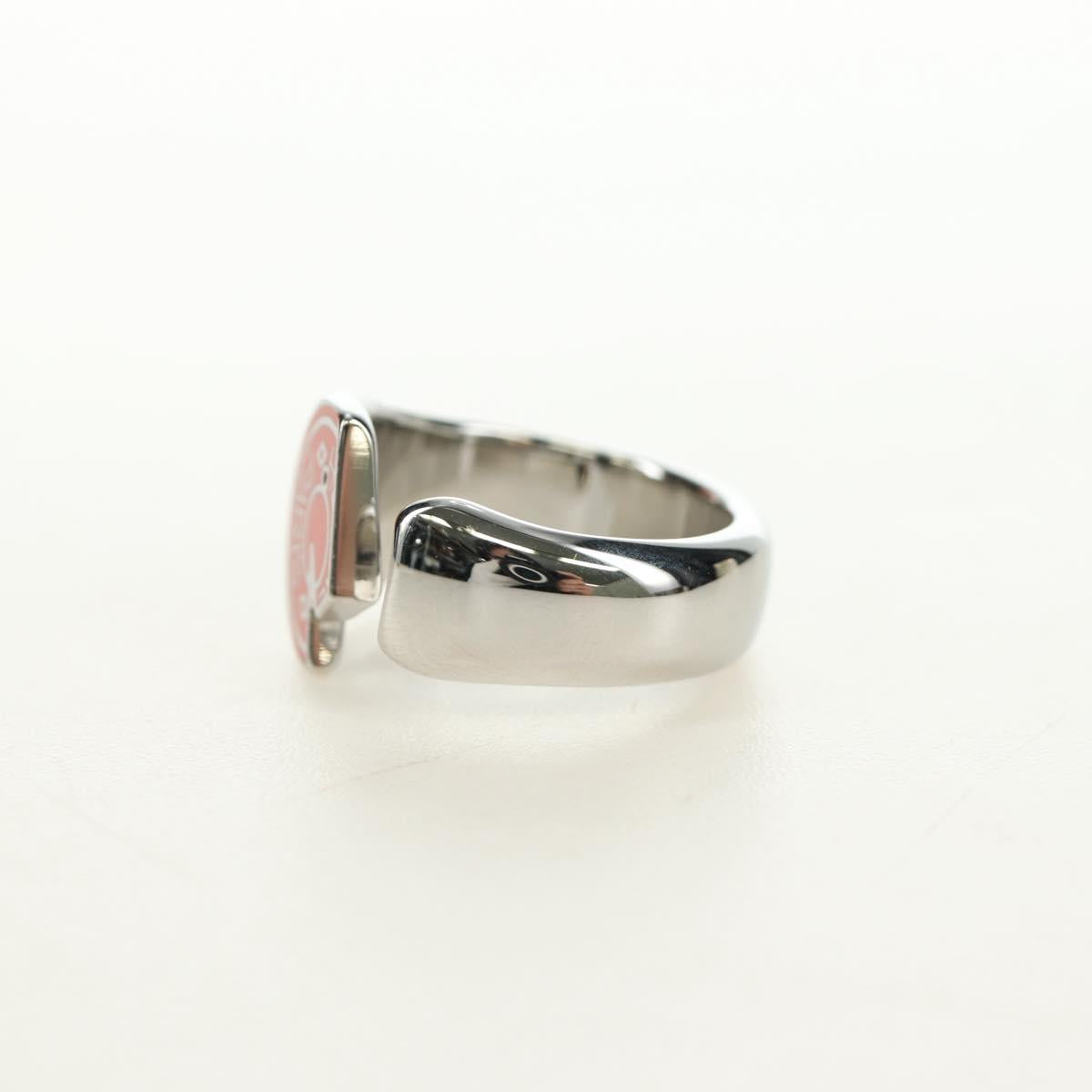 HERMES Carrousel Ring Ag925 Silver Auth 190466M