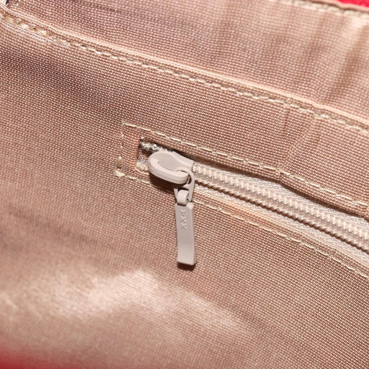 BURBERRY Nova Check Shoulder Bag Canvas Beige Gold Auth 190469A