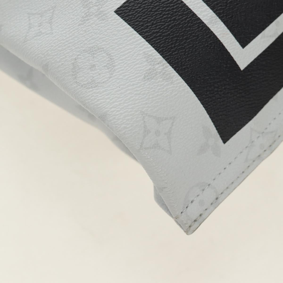LOUIS VUITTON Monogram White Flat Vertical 2way Multicolor M44627 Auth 190470M