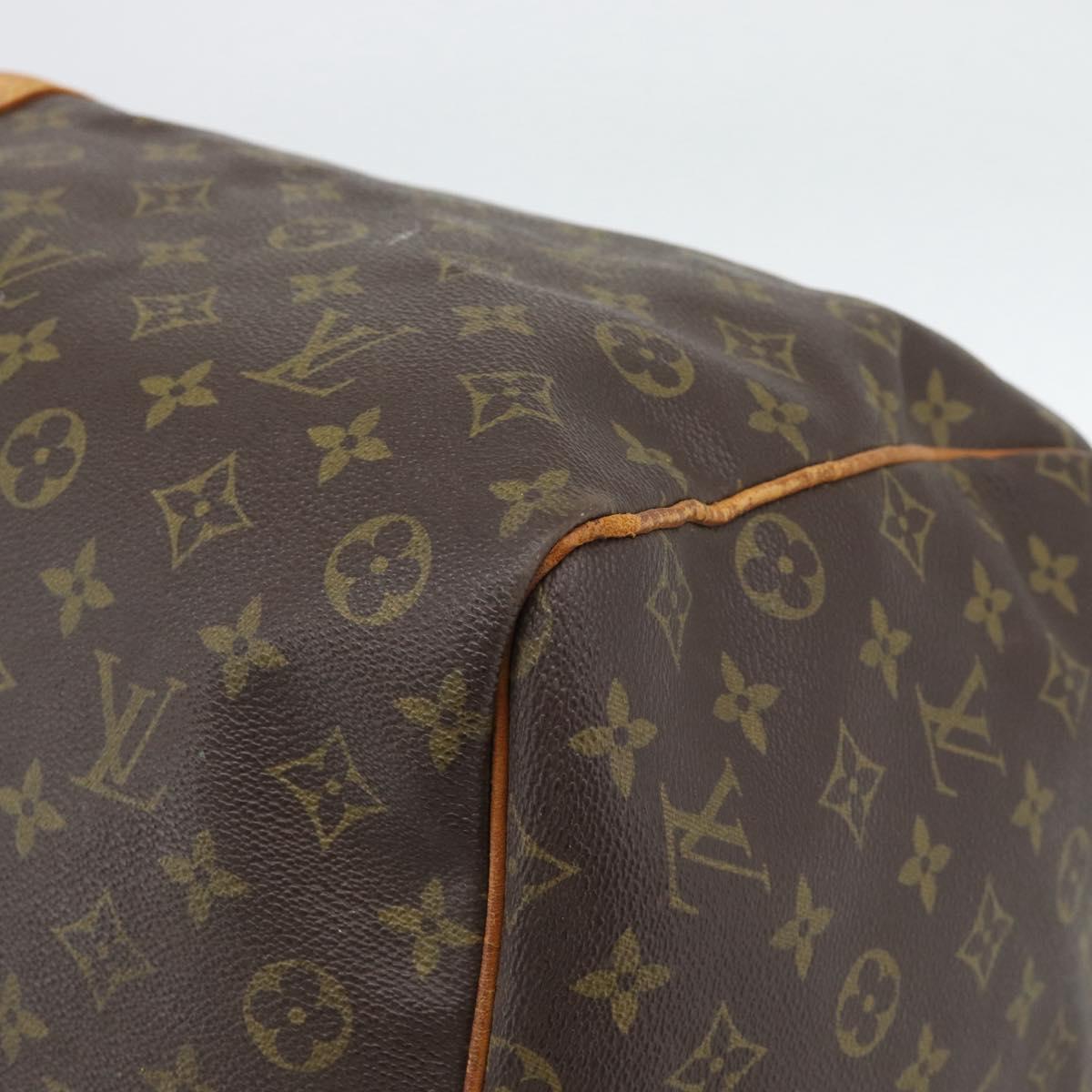 LOUIS VUITTON Monogram Keepall 60 Boston Bag M41422 LV Auth 190488