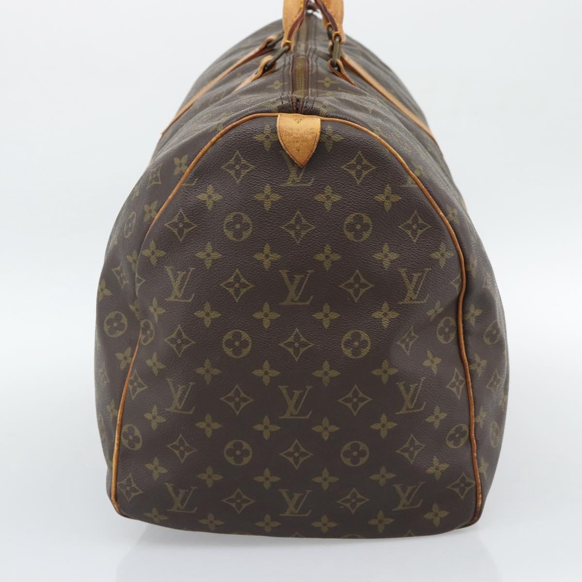 LOUIS VUITTON Monogram Keepall 60 Boston Bag M41422 LV Auth 190488