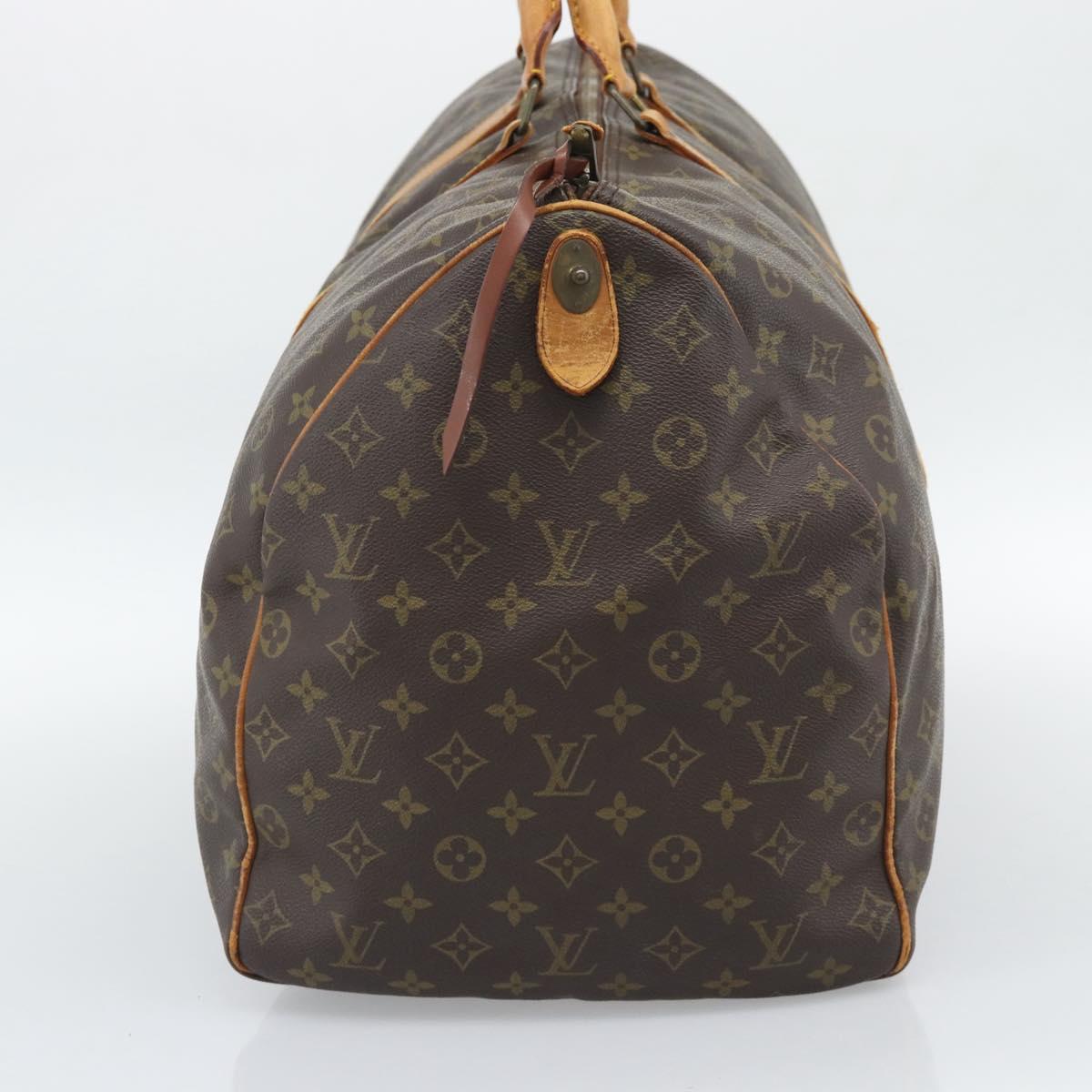 LOUIS VUITTON Monogram Keepall 60 Boston Bag M41422 LV Auth 190488