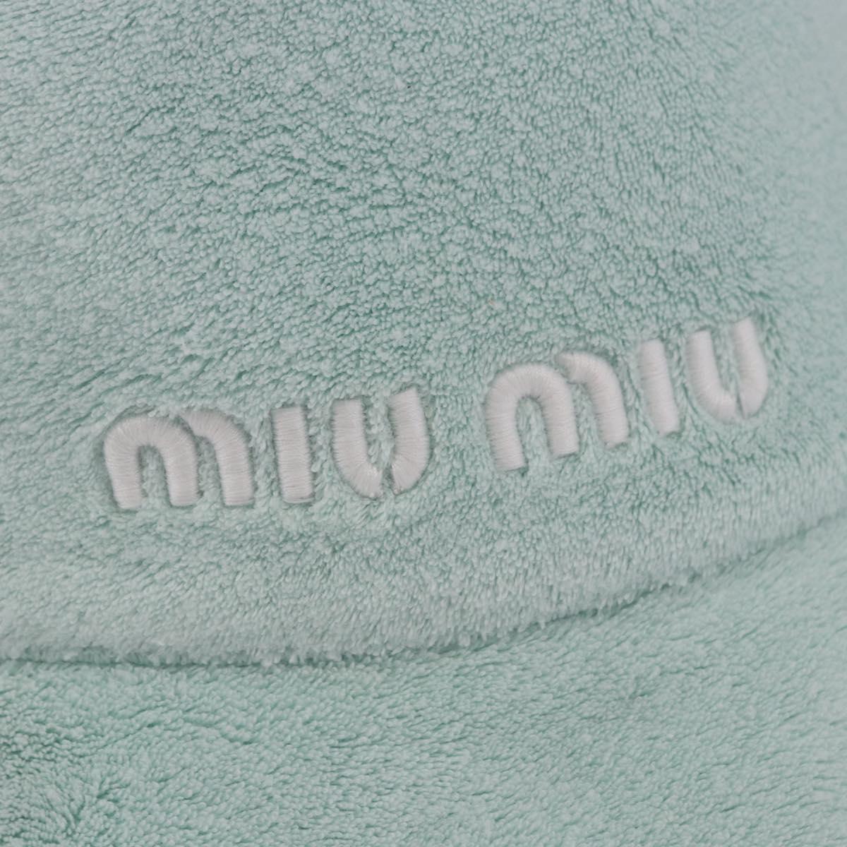 Miu Miu Bucket Hat Pile S Green Auth 190493M