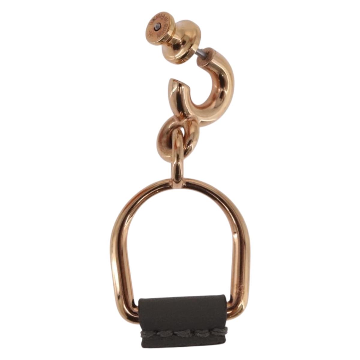 HERMES Pierce Eritage metal Pink Gold Auth 190494M