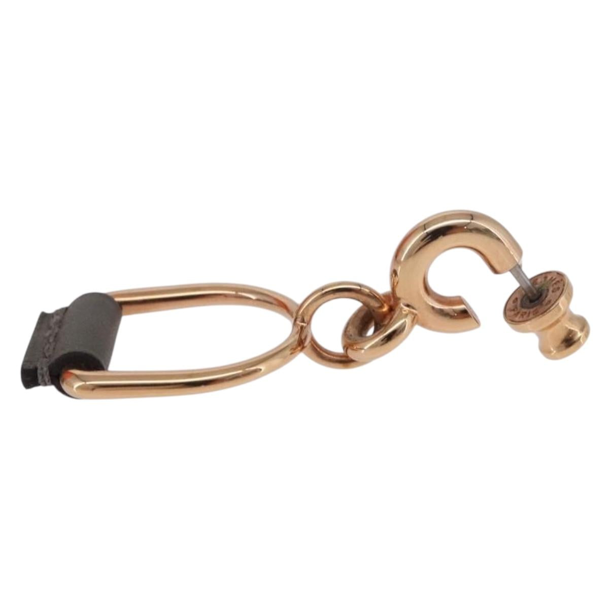 HERMES Pierce Eritage metal Pink Gold Auth 190494M