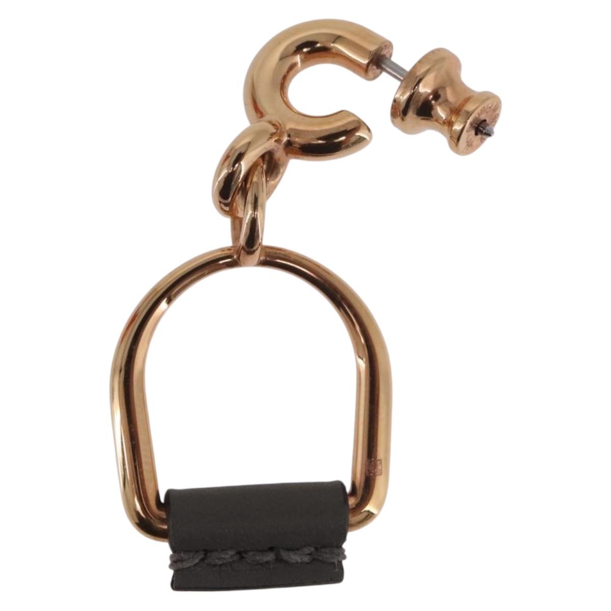 HERMES Pierce Eritage metal Pink Gold Auth 190494M