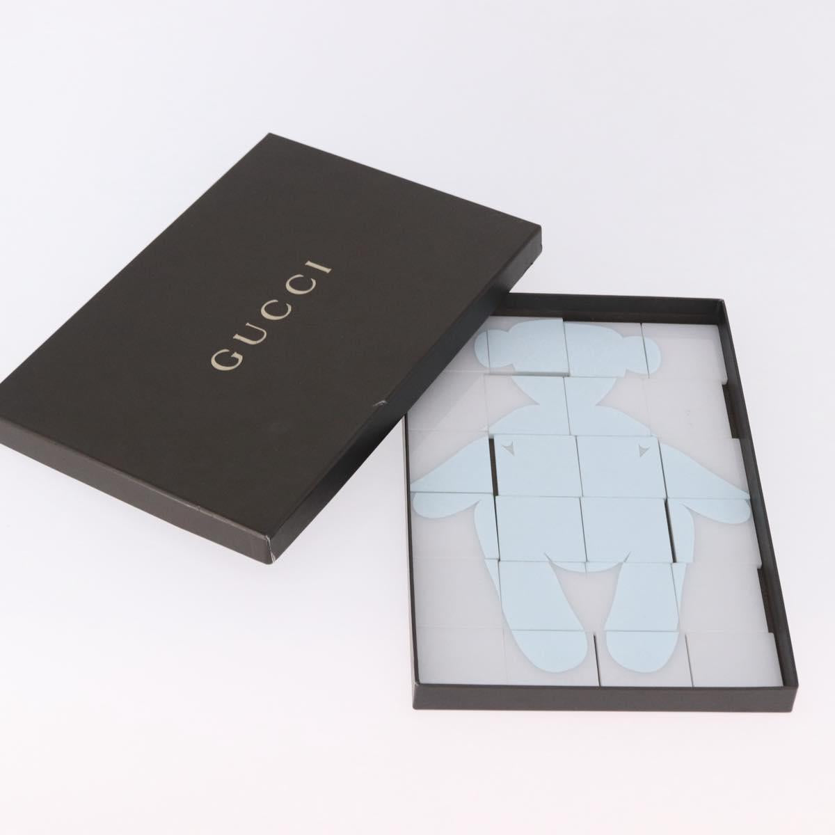 GUCCI Puzzle Plastic Clear Auth 190498