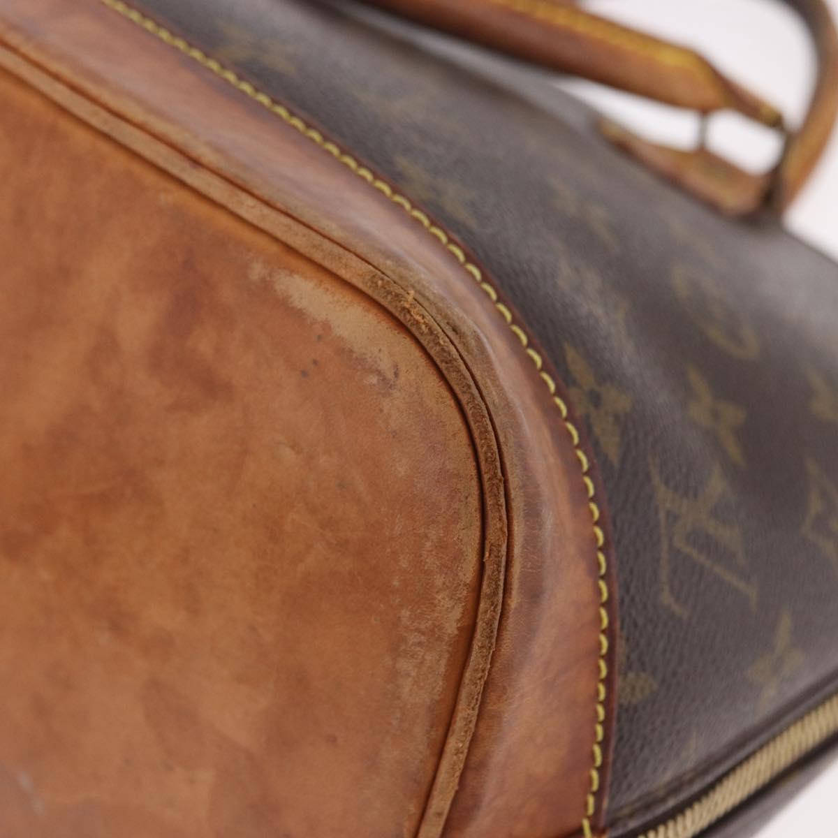 LOUIS VUITTON Monogram Alma Hand Bag M51130 LV Auth 190503
