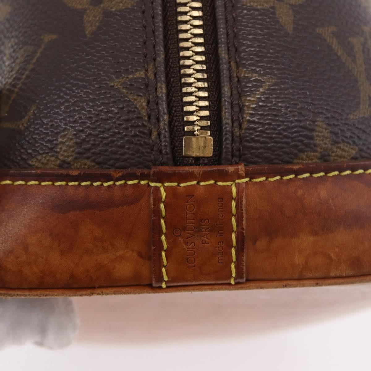 LOUIS VUITTON Monogram Alma Hand Bag M51130 LV Auth 190503