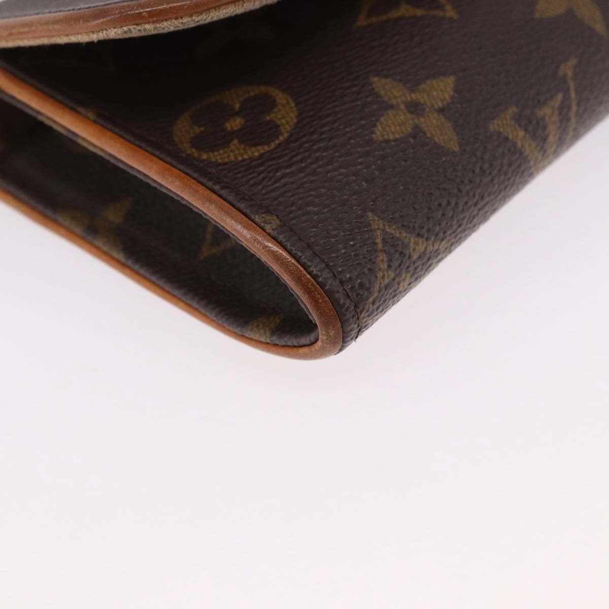 LOUIS VUITTON Monogram Pochette Twin PM Shoulder Bag M51854 LV Auth 190505