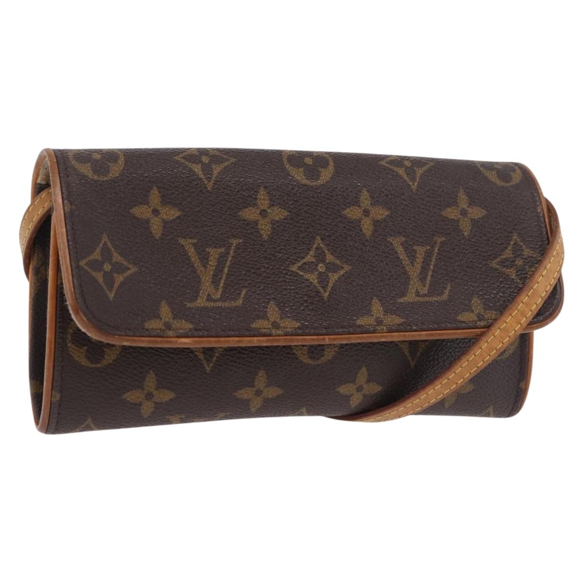 LOUIS VUITTON Monogram Pochette Twin PM Shoulder Bag M51854 LV Auth 190505