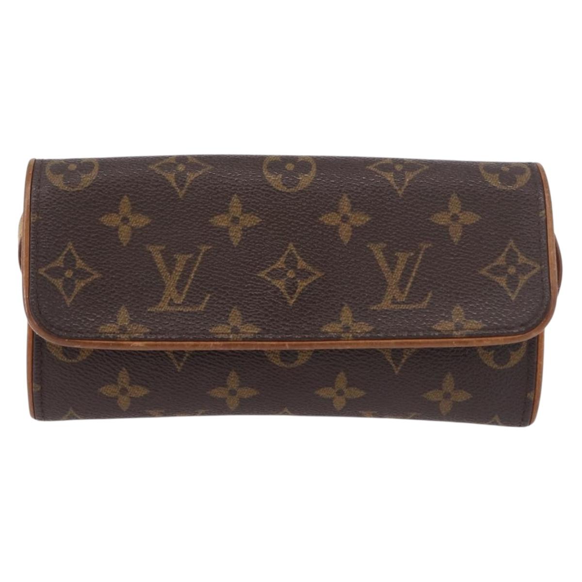 LOUIS VUITTON Monogram Pochette Twin PM Shoulder Bag M51854 LV Auth 190505