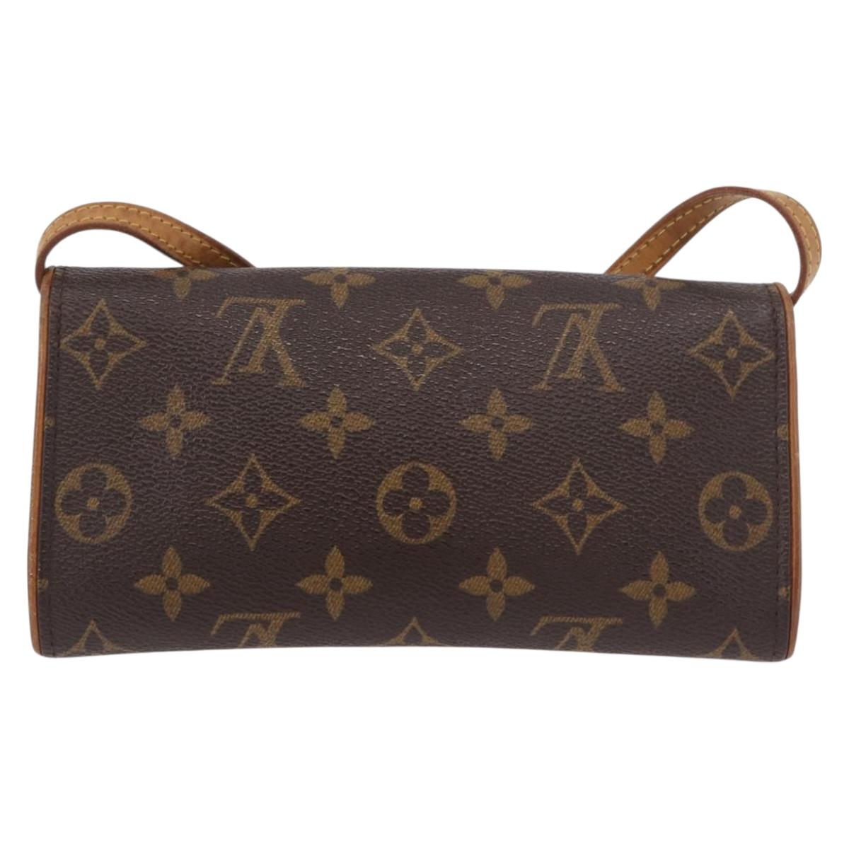 LOUIS VUITTON Monogram Pochette Twin PM Shoulder Bag M51854 LV Auth 190505