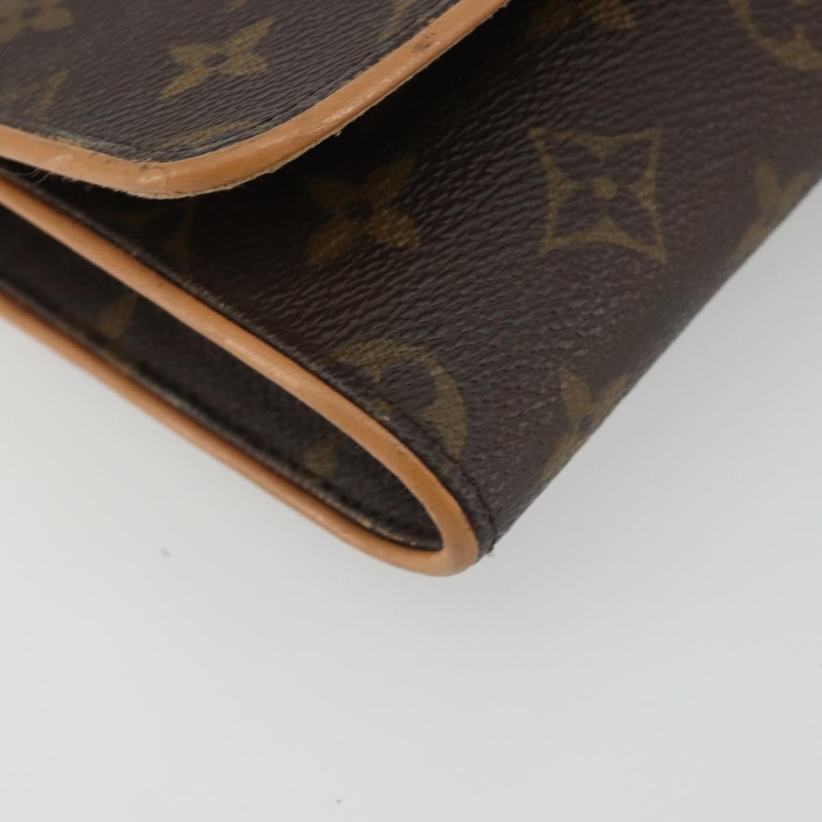 LOUIS VUITTON Monogram Pochette Twin GM Shoulder Bag M51852 LV Auth 190510