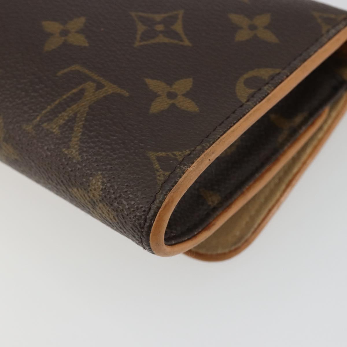 LOUIS VUITTON Monogram Pochette Twin GM Shoulder Bag M51852 LV Auth 190510