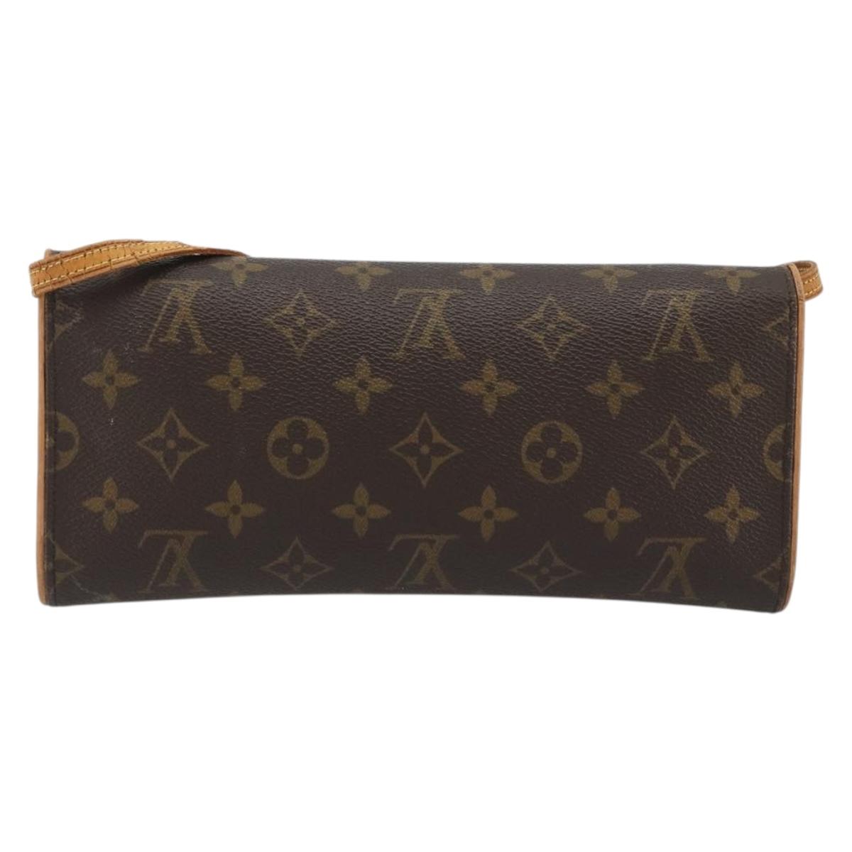 LOUIS VUITTON Monogram Pochette Twin GM Shoulder Bag M51852 LV Auth 190510
