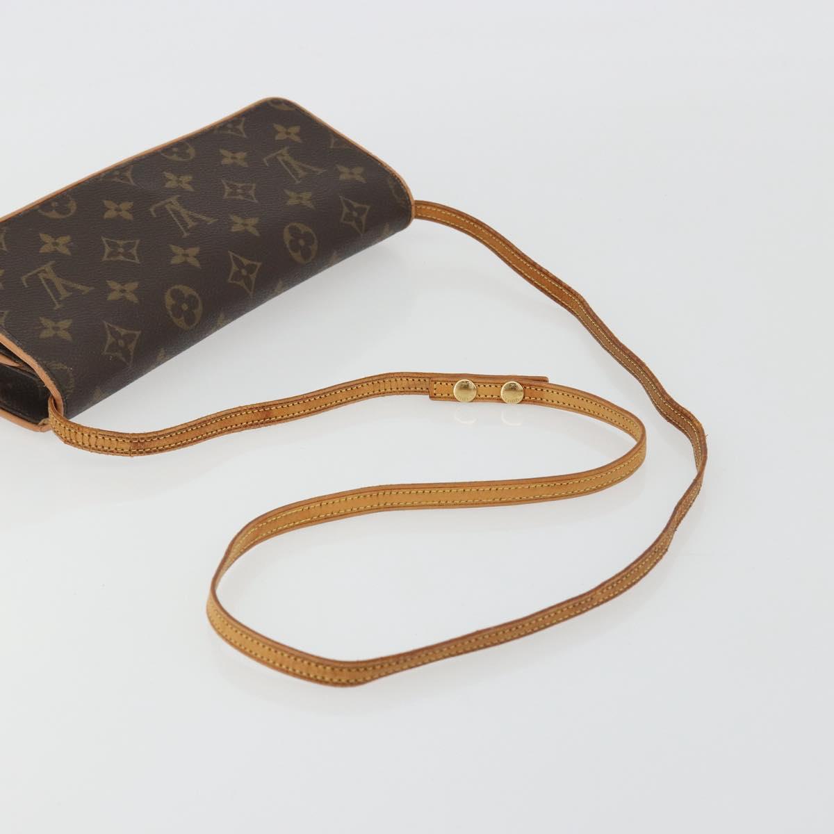 LOUIS VUITTON Monogram Pochette Twin GM Shoulder Bag M51852 LV Auth 190510