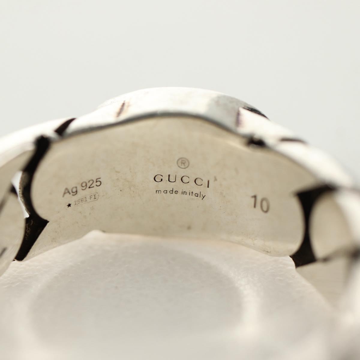 GUCCI Ring Ag925 Silver Auth 190513A