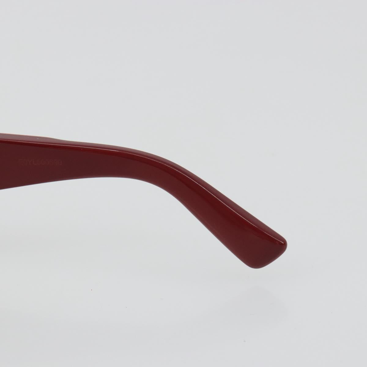 BOTTEGA VENETA Sunglasses plastic Red Auth 190515M