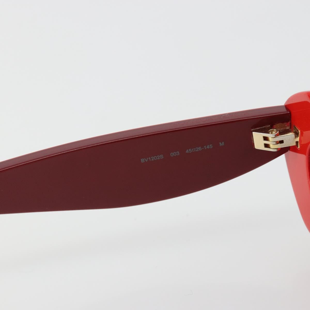 BOTTEGA VENETA Sunglasses plastic Red Auth 190515M