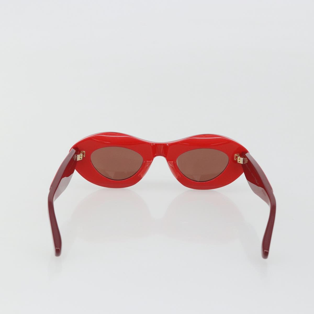 BOTTEGA VENETA Sunglasses plastic Red Auth 190515M