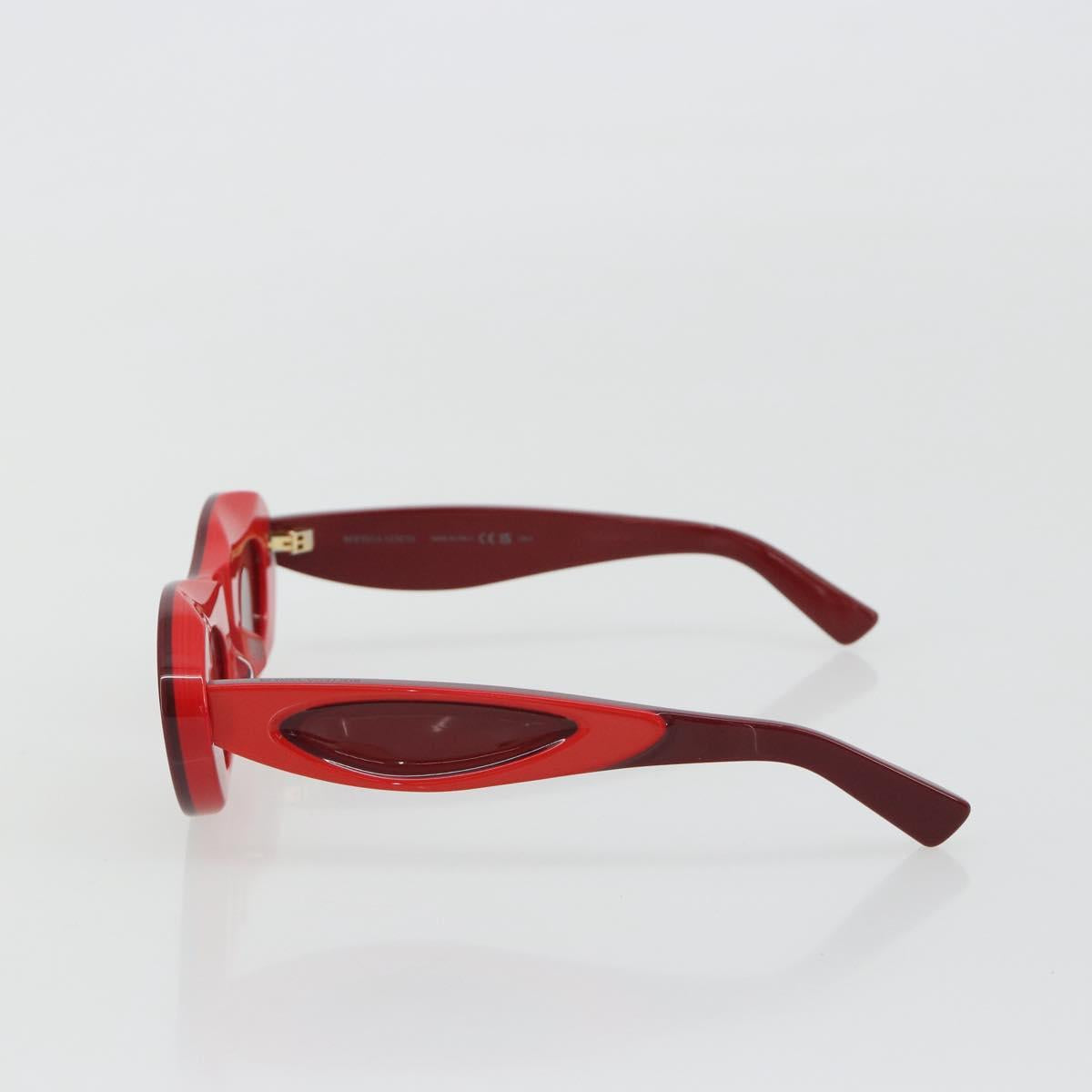 BOTTEGA VENETA Sunglasses plastic Red Auth 190515M