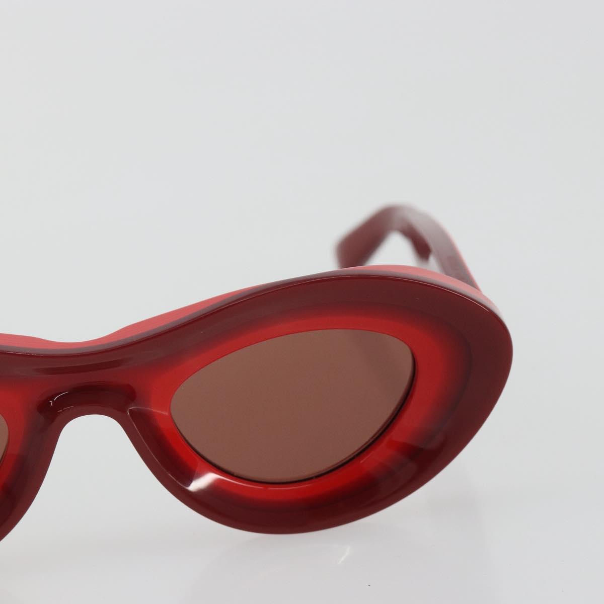 BOTTEGA VENETA Sunglasses plastic Red Auth 190515M