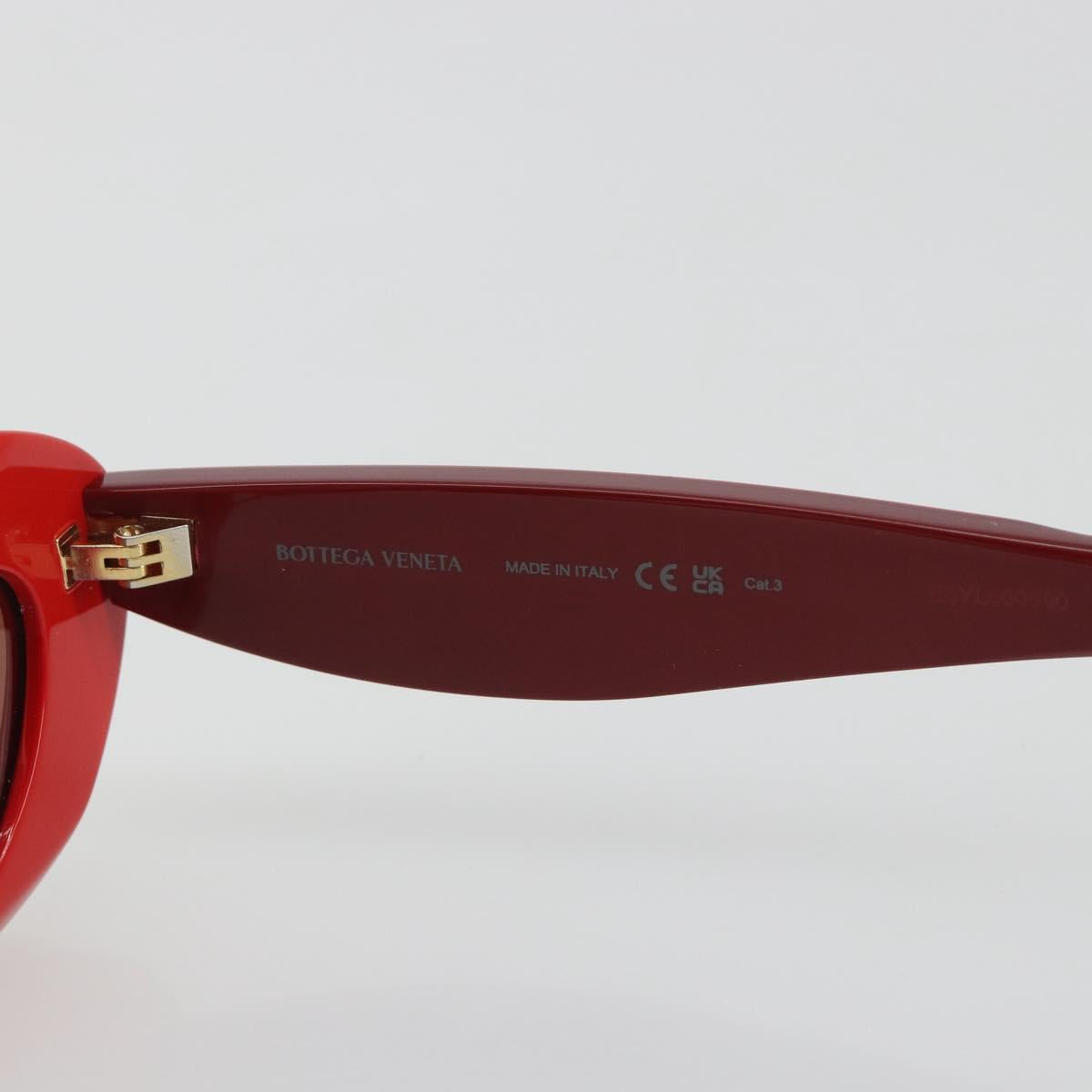BOTTEGA VENETA Sunglasses plastic Red Auth 190515M