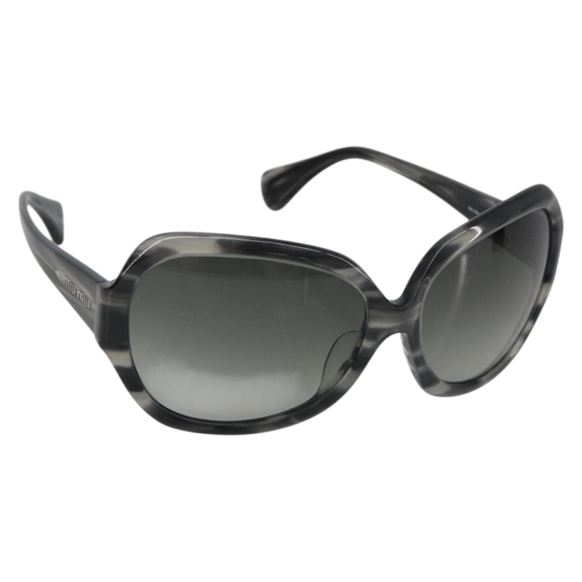 Miu Miu Sunglasses plastic Gray Auth 190516M