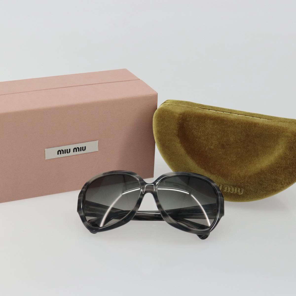 Miu Miu Sunglasses plastic Gray Auth 190516M