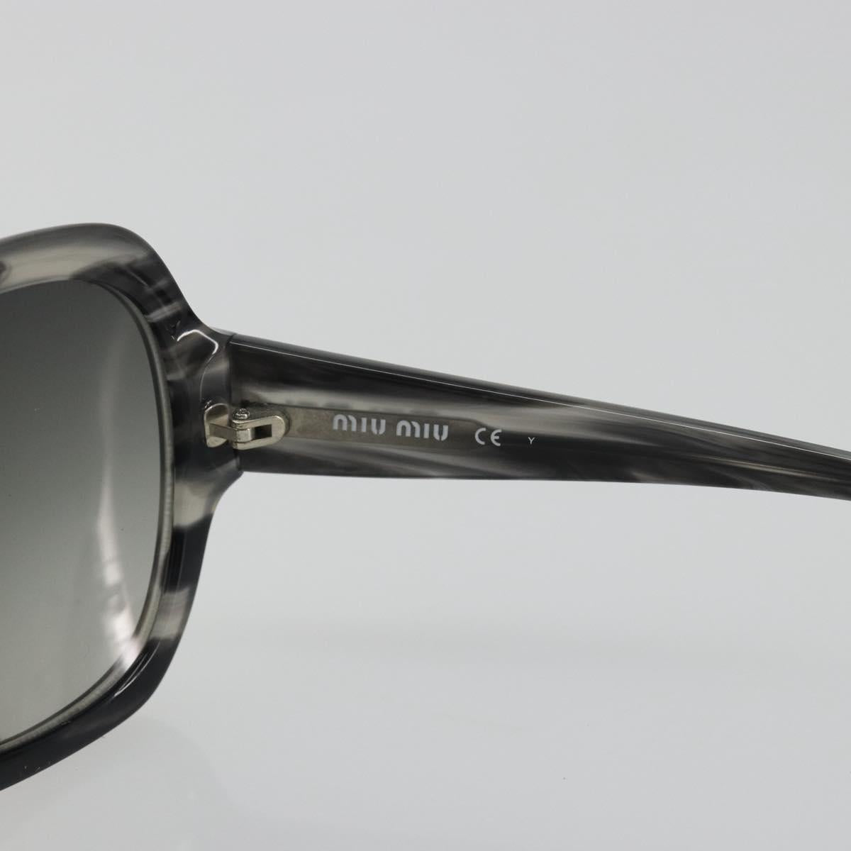 Miu Miu Sunglasses plastic Gray Auth 190516M
