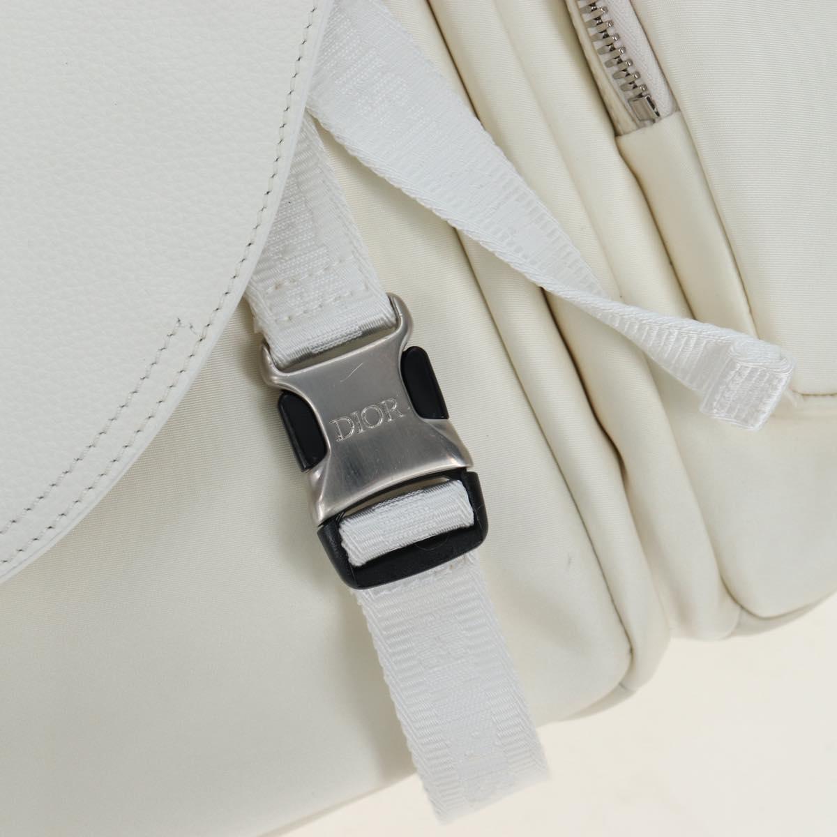 Christian Dior Saddle Messenger Bag Nylon Sacai Collaboration Auth 190527M
