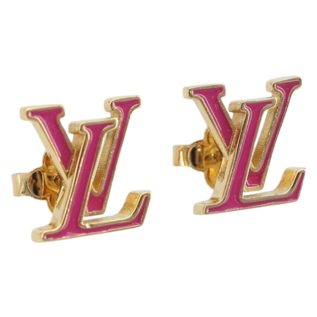 LOUIS VUITTON Pierce LV Iconic Rose valerine M01721 LV Auth 190530M