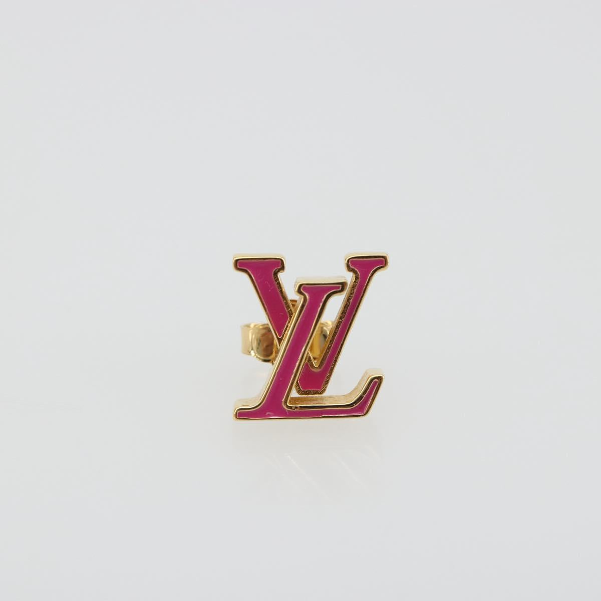 LOUIS VUITTON Pierce LV Iconic Rose valerine M01721 LV Auth 190530M