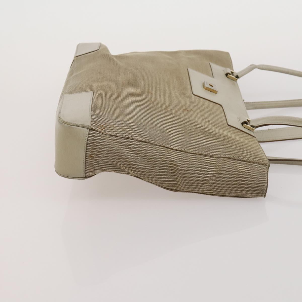 GUCCI GG Canvas GG Supreme Tote Bag PVC 2 Set Beige Auth 190536
