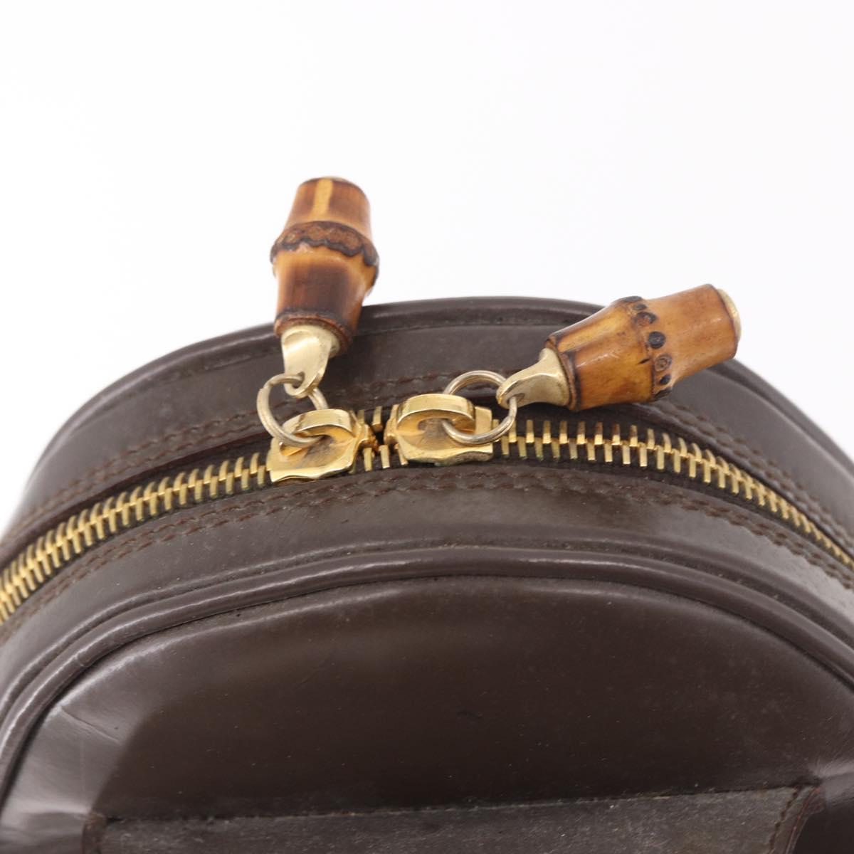 GUCCI Body Bag PVC Brown Gold 003 2113 Auth 190556