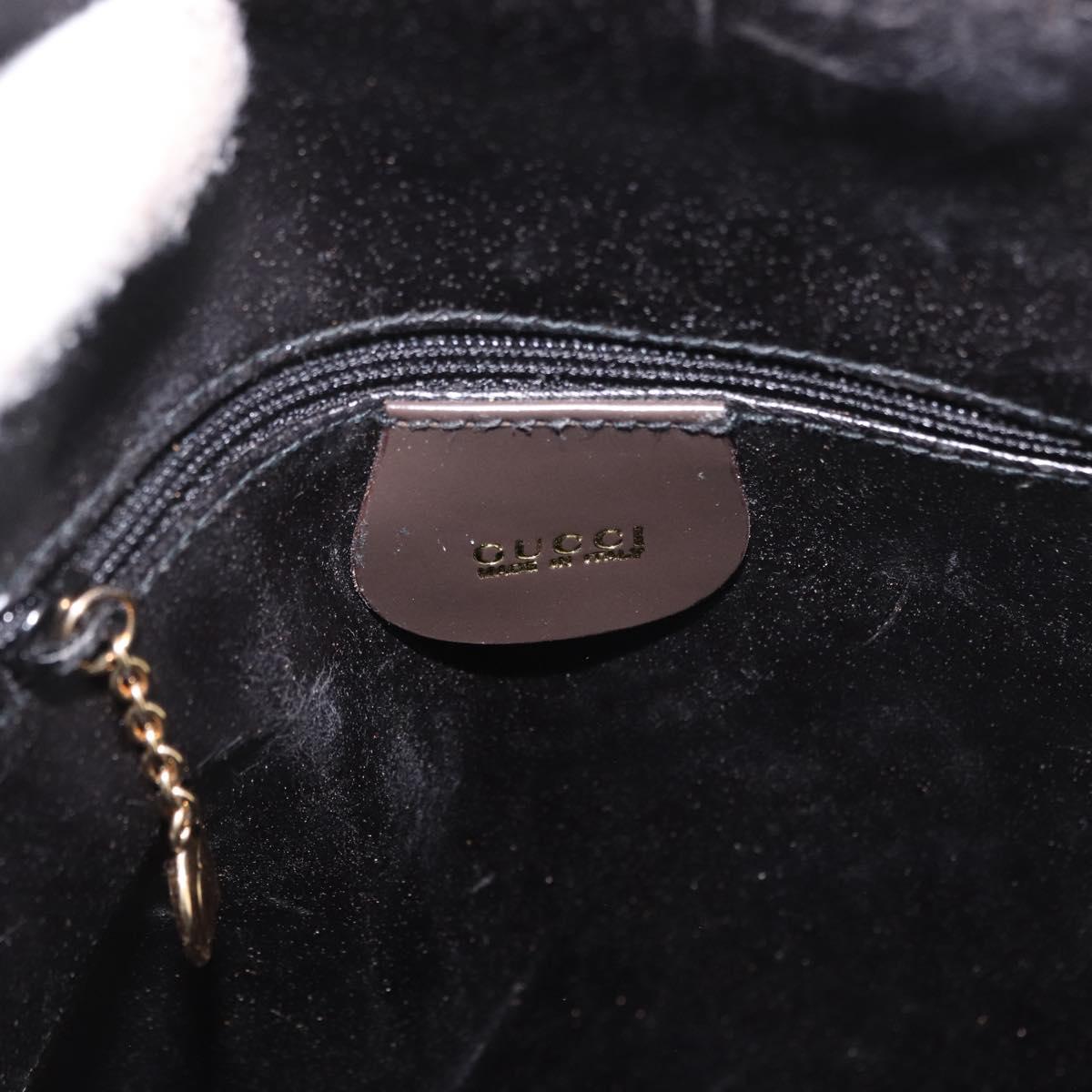 GUCCI Body Bag PVC Brown Gold 003 2113 Auth 190556